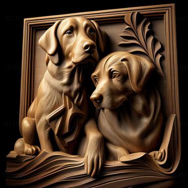 3D model dogs (STL)